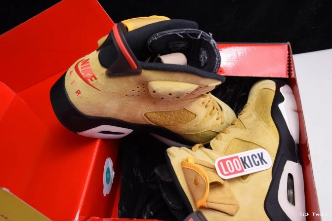 Kick Theory JORDAN 6 CN1084-300 X SCOTT YELLOW AIR TRAVIS 0817